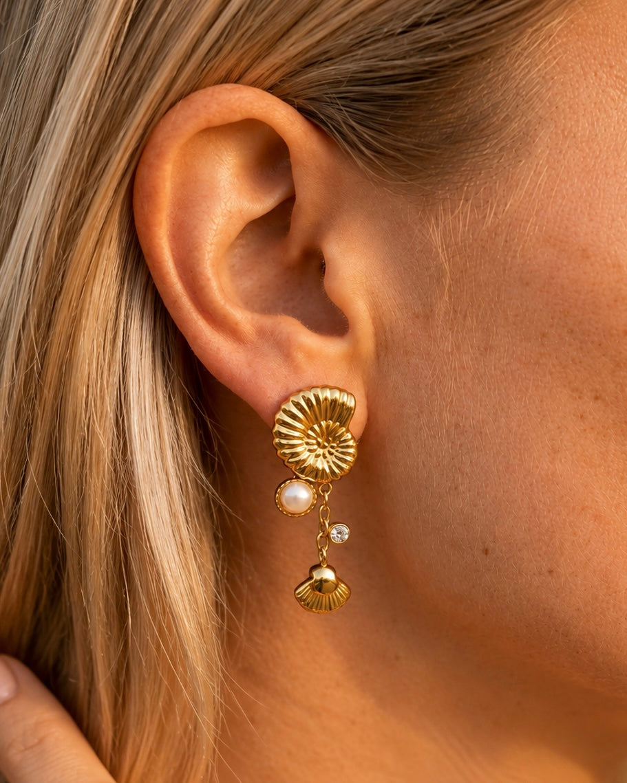 Boucles d'oreilles - Océan